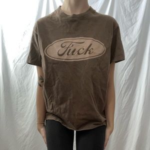 Brown Oversized Tee